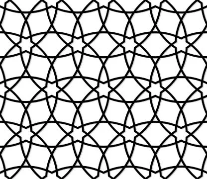 Seamless pattern in islamic style. Stock Illustration