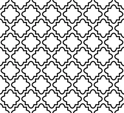 Seamless pattern in islamic style, vector geometric ornament texture or backg Illustrazione stock