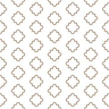 Seamless pattern in islamic style, vector geometric ornament texture or backg Illustrazione stock