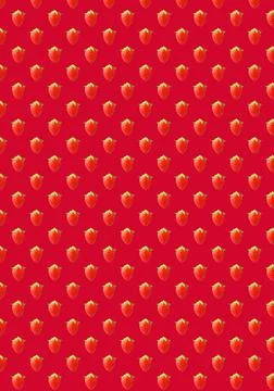 Seamless pattern isolated on red background Stock Photos