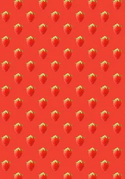 Seamless pattern isolated on red background Stock Photos