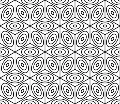 Seamless pattern from isometric cubes. Illustrazione stock