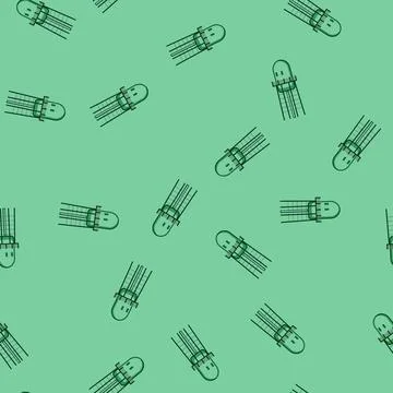 Seamless pattern isometric water tower cartoon vector Stock Illustration