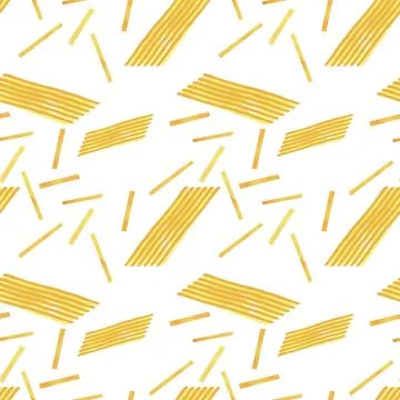 Seamless pattern with Italian pasta for the design of menus, wrapping paper Stock Illustration