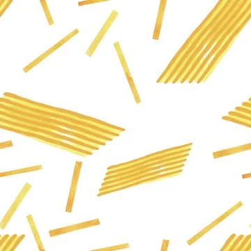 Seamless pattern with Italian pasta for the design of menus, wrapping paper Illustrazione stock