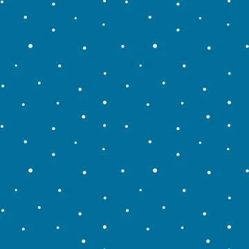 Seamless pattern ith small white dots covering blue background Stock Illustration