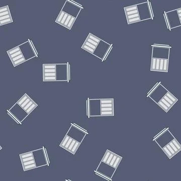 Seamless pattern jamb window frame cartoon vector Stock Illustration