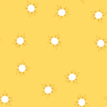 Seamless pattern jewelry boho sun cartoon vector Stock Illustration