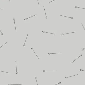 Seamless pattern jigger cocktail spoon cartoon vector Stock Illustration