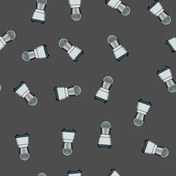 Seamless pattern juice juicer kitchen cartoon vector Stockillustratie
