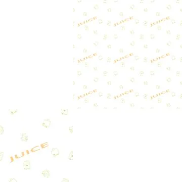 Seamless pattern of juicers on the background with the words and pattern unit Stock Illustration