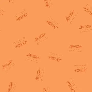 Seamless pattern jute rope cartoon vector Illustrazione stock