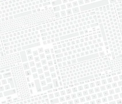 Seamless pattern with Keyboard keys Stock Illustration