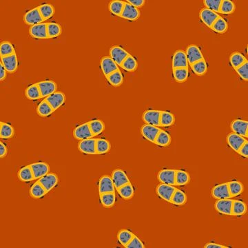 Seamless pattern kids shin guards cartoon vector 스톡 일러스트