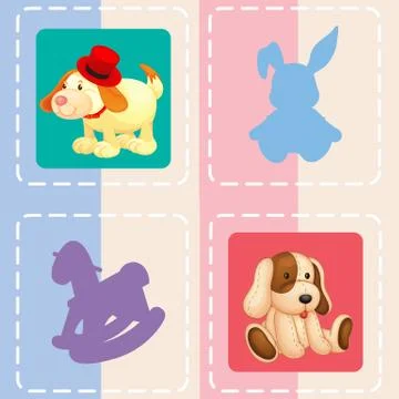 Seamless pattern with kid's theme Illustrazione stock