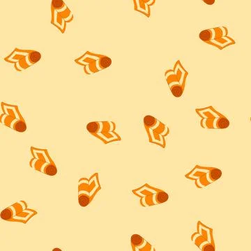 Seamless pattern kilim wool carpet cartoon vector Stock Illustration