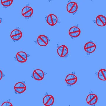 Seamless pattern kill anti bacteria cartoon vector Stock Illustration