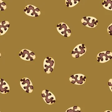 Seamless pattern kinder chocolate egg cartoon vector 스톡 일러스트