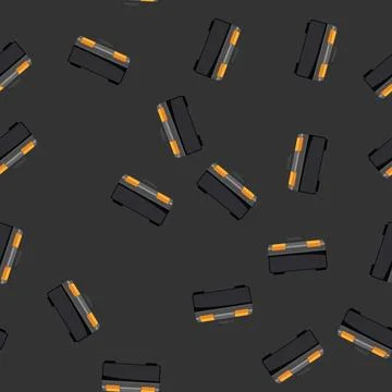 Seamless pattern kit toolbox repair cartoon vector イラスト素材