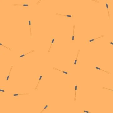 Seamless pattern kitchen bamboo utensils cartoon vector 库存插图