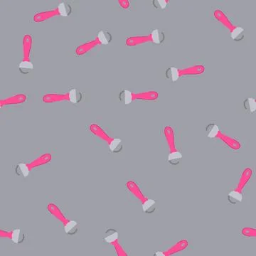 Seamless pattern kitchen coconut scraper tool cartoon vector Illustrazione stock