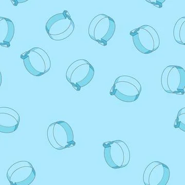 Seamless pattern kitchen cookie cutter cartoon vector Stock Illustration