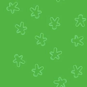 Seamless pattern kitchen cookie cutter cartoon vector イラスト素材
