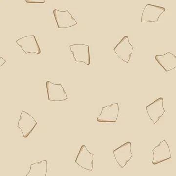 Seamless pattern kitchen parchment paper cartoon vector 스톡 일러스트
