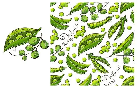 Seamless pattern for kitchen, restaurant or shop. Set in hand draw style 스톡 일러스트