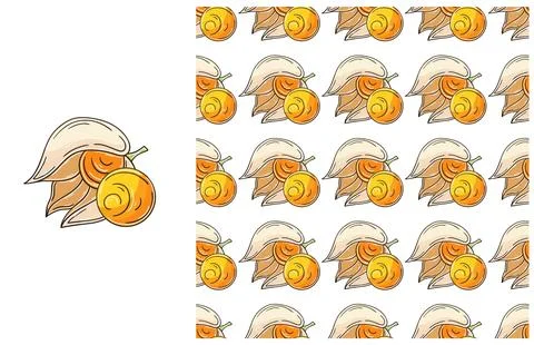 Seamless pattern for kitchen, restaurant or shop. Set in hand draw style 스톡 일러스트