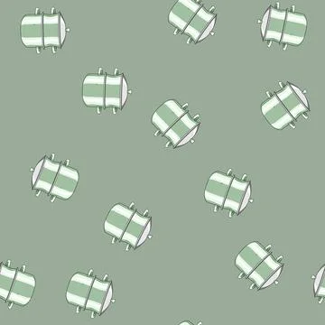 Seamless pattern kitchen steamer pot cartoon vector 스톡 일러스트