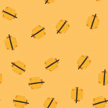 Seamless pattern kitchen tortilla press cartoon vector Stock Illustration
