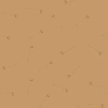 Seamless pattern kitchen wooden spoon cartoon vector Stock Illustration