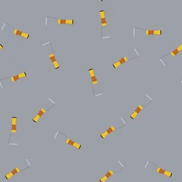 Seamless pattern knife paint scraper cartoon vector Stock Illustration