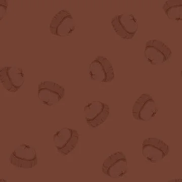 Seamless pattern knit beanie color icon vector イラスト素材