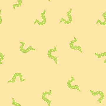 Seamless pattern knit scarf kid cartoon vector Stock Illustration