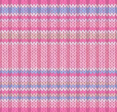 Seamless pattern. knit texture. fabric color tracery background Illustrazione stock