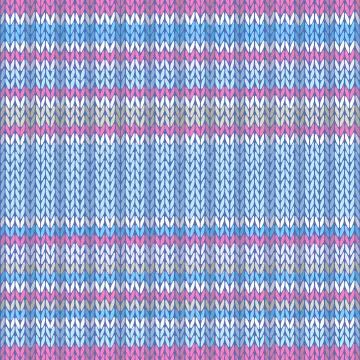 Seamless Pattern. Knit Texture Stock Illustration