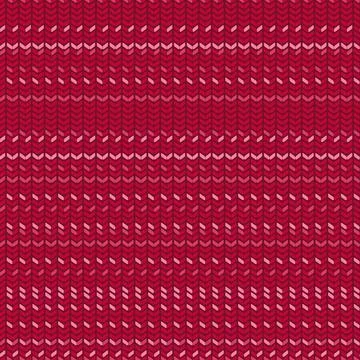 Seamless pattern knitted with knitting needles Stock Illustration