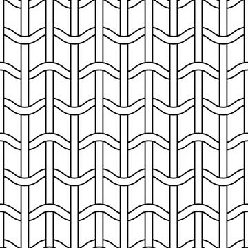 Seamless pattern knitted woven mesh, gauze fabric grid structure Stock Illustration