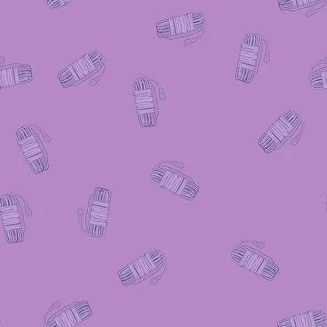 Seamless pattern knot cord rope cartoon vector Illustrazione stock