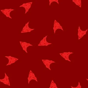 Seamless pattern knot handkerchief wild west cartoon vector Illustrazione stock