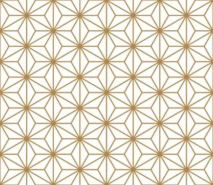 Seamless pattern Kumiko Stock Illustration