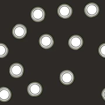 Seamless pattern label grommet ring cartoon vector 스톡 일러스트