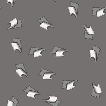 Seamless pattern label torn paper cartoon vector Stock Illustration