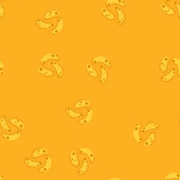 Seamless pattern lactobacilli bacteria for healthy gut microbiome concept Stock Illustration