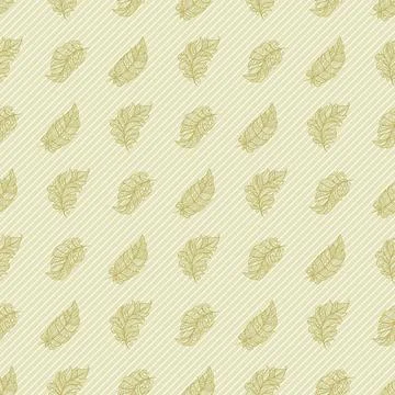 Seamless pattern with lacy feathers.  イラスト素材