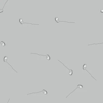 Seamless pattern ladle kitchen utensil for cooking and serving food Stock Illustration