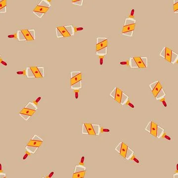 Seamless pattern laminate wood glue cartoon vector Stock Illustration