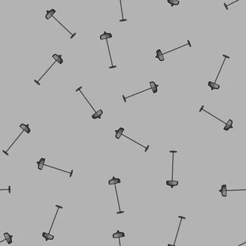 Seamless pattern lamp torchere cartoon vector Illustrazione stock
